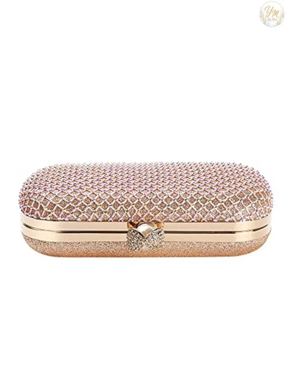 Sparkly Glitter Clutch Purse for Women Evening Party Handbag Prom Rhinestone